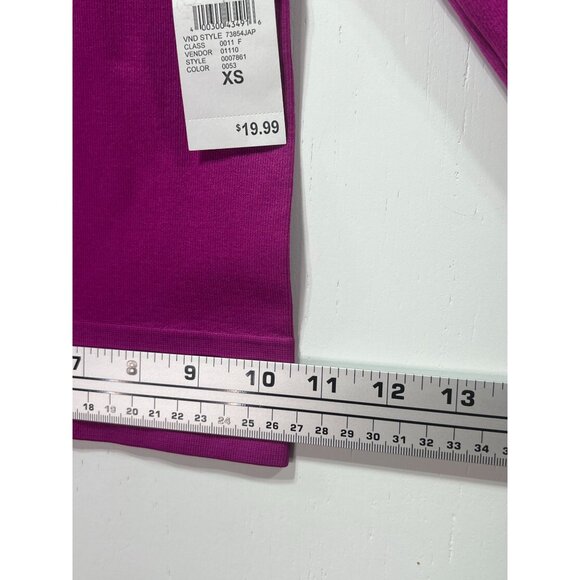 Rue 21 - Women's 1/2 Zip Long Sleeve Shirt - Purple - Extra Small - Picture 5 of 13